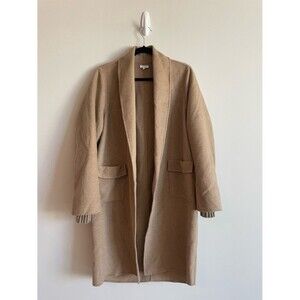 Splendid x @Cellajaneblog Icon Coat Camel Open-Front Sweater Trench Cashmere